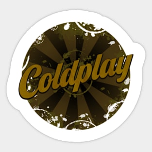 coldplay Sticker